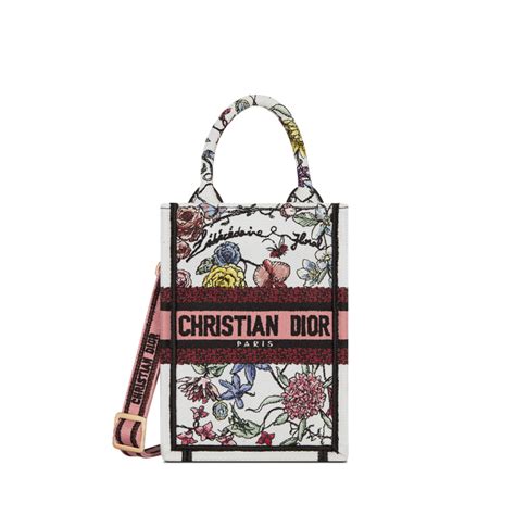 dior mini vertical tote